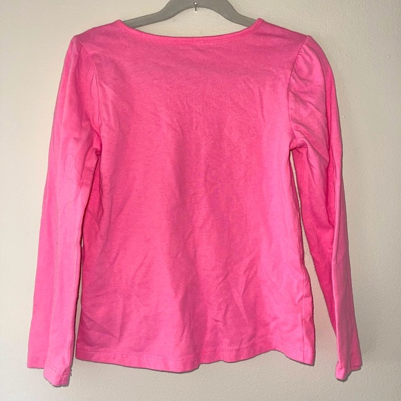 Isaac Mizrahi, little girls long sleeve pink top size 7-8 - Picture 2 of 3
